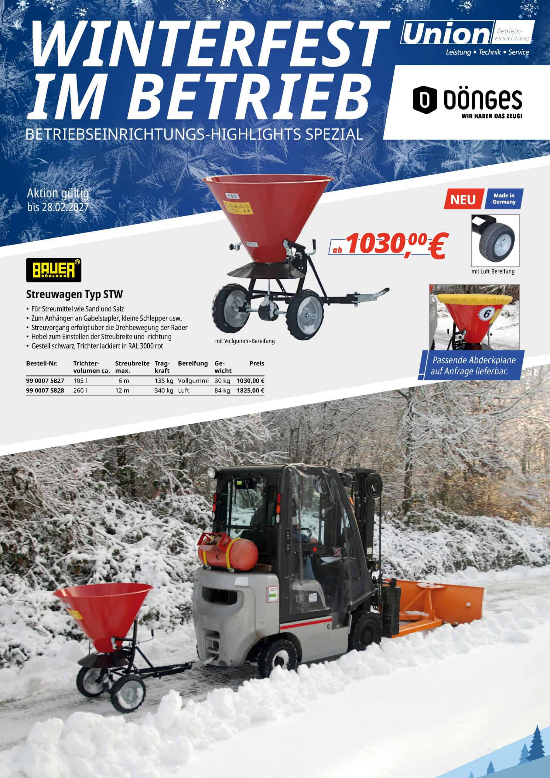 Dönges Winterfest im Betrieb 2026